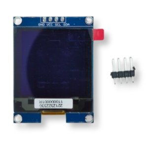 White SSD1327 1.5" OLED i2C 3-5V display with 256-level grey scale