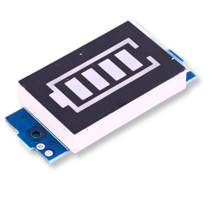 Li-Ion/Li-Po 3S battery level indicator with LED display