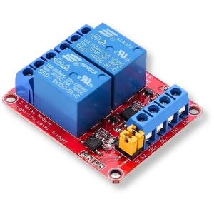 2-channel 5V 10A relay controlled by low/high state LL/HL