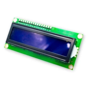 Blue LCD 1602 16x2 HD44780 display with I2C converter, Arduino screen