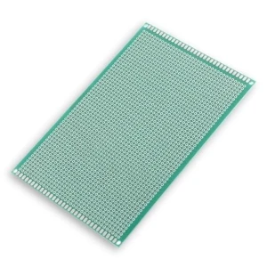 Single-sided prototype PCB board 9×15 cm, 1782 holes, 2.54 mm pitch.