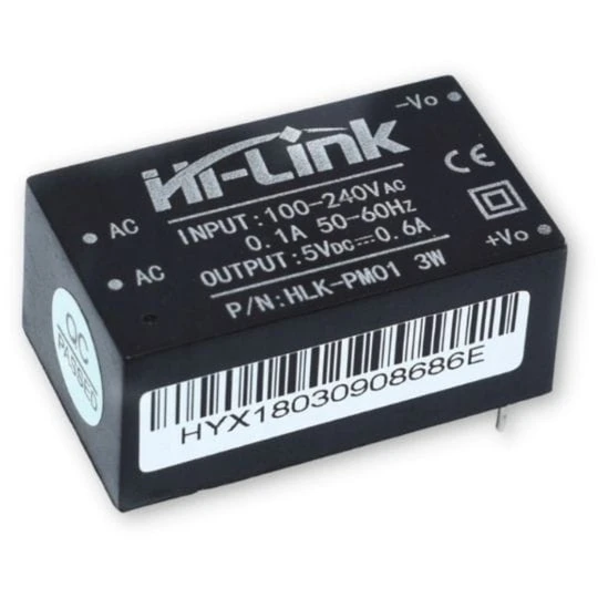 HLK-PM01 Zasilacz AC-DC modułowy 240V - 5V 3W 0.6A (1)