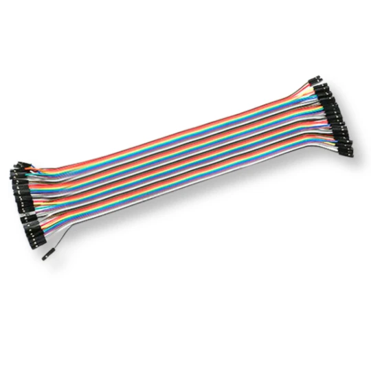 Przewody kable 40szt - 30 cm zworki Żeńsko - Żeńsk (1)