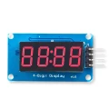 Moduł wyświetlacza TM1637 do budowy zegarka LED 4  (2)