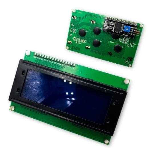 Niebieski wyświetlacz LCD 2004 20x4 HD44780 konwer (1)
