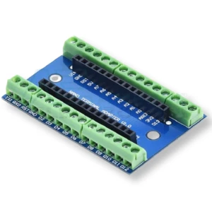 Arduino NANO Compatible IO Shield Adapter, 30x ARK Terminal Expansion Board