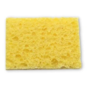 Sponge tip cleaner for soldering iron, removes solder, 5×3 cm