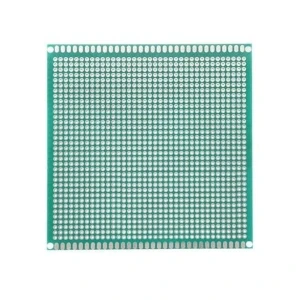 Single-sided prototype PCB 10×10 cm, 1295 holes, 2.54 mm