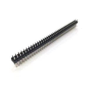 Goldpin 2 × 40-pin THT male 2.54 mm pin header for Arduino