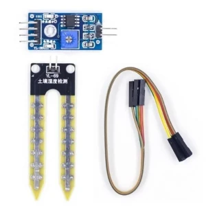 LM39 soil moisture sensor with potentiometer and cables for Arduino