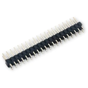 Goldpin 2×20 male THT pin header, 2.54 mm pitch, for Raspberry Pi Zero