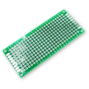 Prototype PCB board 3x7 cm double-sided 340 holes printed 2.54 mm