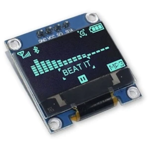 Blue 0.96" OLED display I2C 3-5V SSD1306 128*64 bright for Arduino