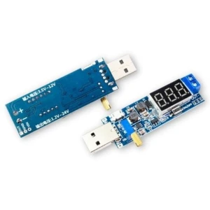 2-in-1 USB microUSB DC-DC Step-Up and Step-Down Voltage Converter 1.2-24 V