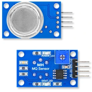 MQ-135 5V air quality sensor detects CO2, ammonia NH3, smoke, benzene