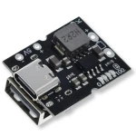 Li-ion TP4056 USB-C 5V 2A 10W Charger with Step-Up DC/DC Converter 18650
