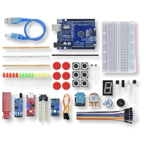 Arduino UNO R3 starter kit for learning programming for beginners