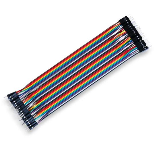 Przewody kable 40szt - 30 cm zworki Męsko - Męskie (1)
