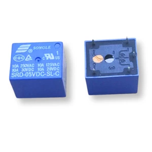 Songle SRD-05VDC-SL-C PCB-mount relay 240V 10A 5V coil NC/NO contact
