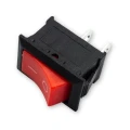 Przełącznik kołyskowy KCD1 101 Mini 6A 250V czerwo (4)