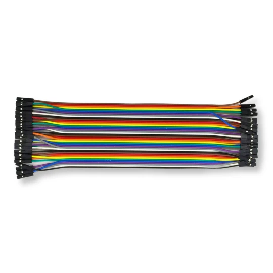 Przewody kable 40 szt DŁUGIE 40 cm zworki Żeńsko - (1)