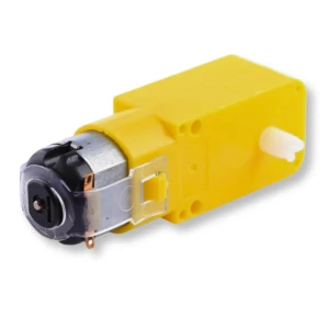 Robot motor with 1:48 reducer gearbox 3-6 V 125 RPM dual-shaft