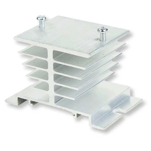 Aluminum heat sink for 40A single-phase solid-state SSR relays
