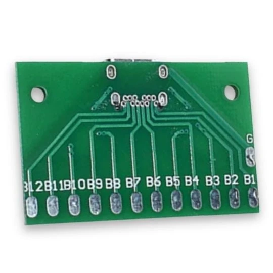 Adapter przejściówka gniazdo USB typ C 3.1 24 Pin  (1)