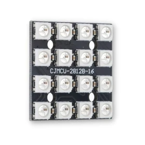 LED module, 16 WS2812 5050 LEDs, glowing MATRIX matrix - 5 V, 3×3 cm, Arduino