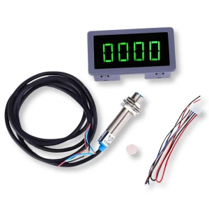 Digital tachometer for rotational speed measurement + green LED CF5135C-Z
