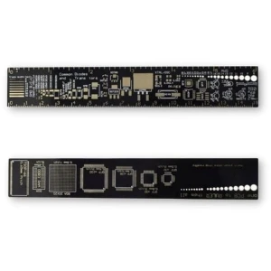 Durable PCB ruler for electronics 15 cm SMD 6 inch gold-plated double-sided