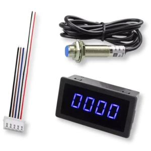 Digital tachometer for measuring rotational speed + blue LED CF5135C-Z