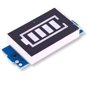 Battery charge level indicator Li-Ion/Li-Po 2S with LED display
