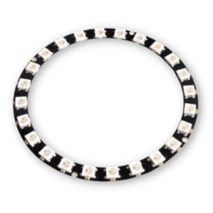 LED module, 24 WS2812 5050 LEDs, luminous ring RING - 5 V, 86 mm, for Arduino