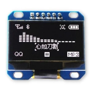 White SH1106 1.3 OLED SPI 3-5V LCD 128×64 bright display for Arduino