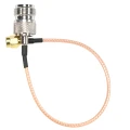 Zdjęcie produktu Pigtail RF N gniazdo SMA-RP wtyk RG316 50 Ohm 20cm adapter kabel antenowy (3)