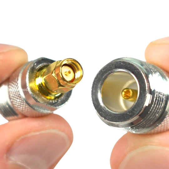 Zdjęcie produktu Przejście antenowe SMA męskie - N żeńskie gwintowane SDR adapter redukcja (1)