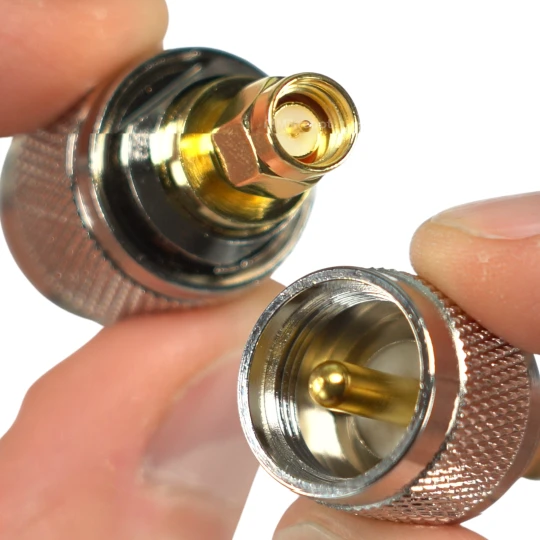 Zdjęcie produktu Adapter antenowy wtyk SMA - UHF impedancja 50 Ohm konektor gwintowany (1)