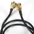Zdjęcie produktu Pigtail SMA wtyk męski / SMA wtyk męski 50cm RG174 50 Ohm kabel LTE 5G RF (1)