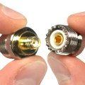 Zdjęcie produktu Adapter redukcja przejściówka SMA-F gniazdo UHF UC-1 do Baofeng UV-5R (1)