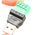 Zdjęcie produktu Wtyk USB-A męski z szybkozłączem terminal śrubowy 4-pin bez lutowania (1)