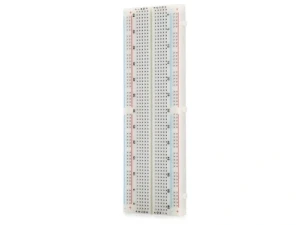 MB-102 white solderless breadboard 830 tie points for Arduino modules, 2.54 mm pitch