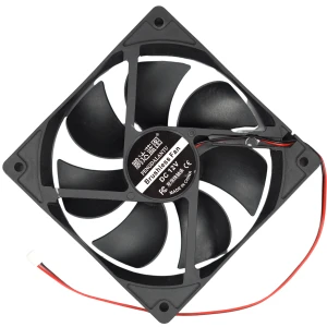 Wentylator 120x120x25mm wiatrak 12V 2-pin XH chłodzenie podwójne łożysko