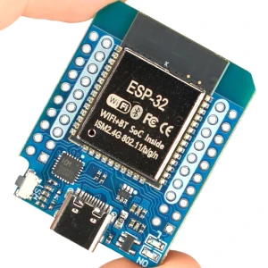 Mikrokontroler ESP32 D1 Mini USB-C WiFi Bluetooth BLE 4MB do Arduino IoT