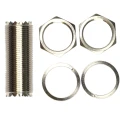 Zdjęcie produktu Złącze łącznik UHF beczka 2x PL długi 40mm do wtyków UC-1 do obudowy (2)