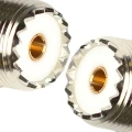 Zdjęcie produktu Złącze łącznik UHF beczka 2x PL długi 40mm do wtyków UC-1 do obudowy (3)