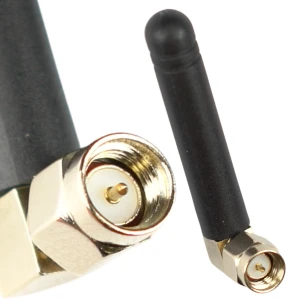 Antena WiFi 2.4/5GHz Bluetooth złącze SMA męskie kątowa do karty sieciowej