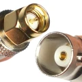 Zdjęcie produktu Złącze adapter przejście gniazdo BNC na wtyk SMA męski do anten GSM RF Lora (3)