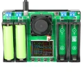 Zdjęcie produktu Tester miernik pojemności rezystancji ładowarka ogniw 4x18650 USB-C + ekran (3)