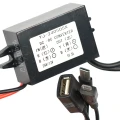 Zdjęcie produktu Przetwornica ładowarka samochodowa Step-Down 12-24V 5V 5A USB-C Micro USB (2)